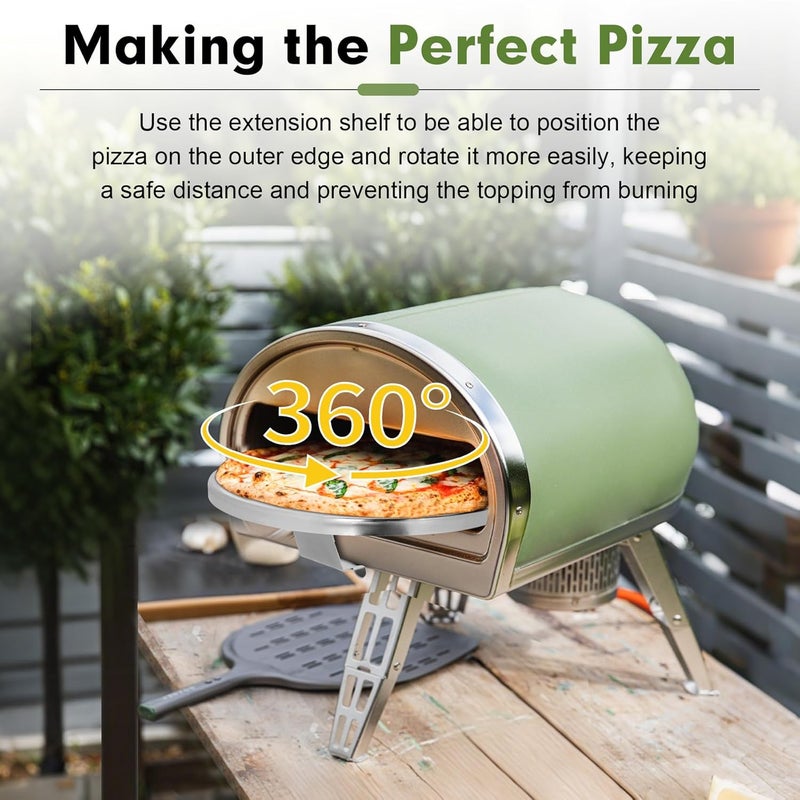 Mangoct Oven Shelf Compatible with Gozney roccbox Pizza Oven，Provides Space for Easy Removal, Insertion and Rotation of Pizzas and is Made of 304 Stainless Steel with Ventilation Holes - Image 4